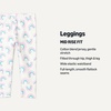 Amazon Essentials Girls’ Cotton Stretch Leggings, Multipacks(Brights/Daisies/Rainbows)
