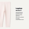 Amazon Essentials Girls’ Cotton Stretch Leggings, Multipacks(Dark Multicolor)