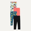 Amazon Essentials Girls’ Cotton Stretch Leggings, Multipacks(Harry Potter)