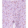 Amazon Essentials Girls’ Cotton Stretch Leggings, Multipacks(Purple  Folk Floral)