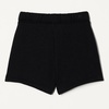 Amazon Essentials Girls’ French Terry Patch Pocket Shorts(Black)