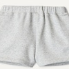 Amazon Essentials Girls’ French Terry Patch Pocket Shorts(Light Grey Heather)