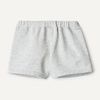 Amazon Essentials Girls’ French Terry Patch Pocket Shorts(Light Grey Heather)