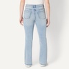 Amazon Essentials Girls’ High Stretch High-Rise Flare Jean(Iced Blue Light Wash)