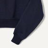 Amazon Essentials Girls’ Lightweight Fleece Cropped Sweatshirt(Navy)
