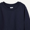 Amazon Essentials Girls’ Lightweight Fleece Cropped Sweatshirt(Navy)