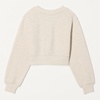 Amazon Essentials Girls’ Lightweight Fleece Cropped Sweatshirt(Oatmeal Heather)