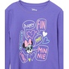 Amazon Essentials Girls Long-Sleeve Thermal T-Shirts(2-pack Minnie Tie Dye)