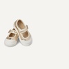 Amazon Essentials Girls’ Mary Jane Sneakers(Metallic Gold)