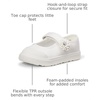Amazon Essentials Girls’ Mary Jane Sneakers(White)