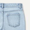 Amazon Essentials Girls’ Medium Stretch Mid-Rise Straight-Fit Jeans(Iced Blue Light Wash)