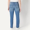 Amazon Essentials Girls’ Medium Stretch Mid-Rise Straight-Fit Jeans(Medium Blue Vintage)