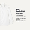 Amazon Essentials Girls’ Regular Fit Easy Iron Long Sleeve School Shirts(Bright White)