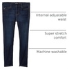 Amazon Essentials Girls’ Skinny Fit Stretch Jeans(Medium Wash)
