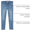 Amazon Essentials Girls’ Skinny Fit Stretch Jeans(Washed Blue)