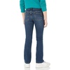 Amazon Essentials Girls’ Slim Boot-Cut Stretch Jeans(Medium Wash)