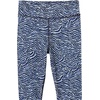 Amazon Essentials Girls and Toddlers’ Active Capri Legging, Multipacks(2-pack Lavender  Zebra)