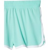 Amazon Essentials Girls and Toddlers’ Active Performance Running Shorts with Elasticized Waistband, Pack of 2(Aqua Blue/Grey)