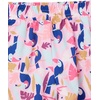 Amazon Essentials Girls and Toddlers’ Active Performance Running Shorts with Elasticized Waistband, Pack of 2(Pink Toucan)