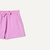 Amazon Essentials Girls and Toddlers’ Cotton Pull-On Shorts, Breathable, Stretchy with Drawstring(Mauve/Apples/Unicorn)
