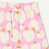 Amazon Essentials Girls and Toddlers’ Cotton Pull-On Shorts, Breathable, Stretchy with Drawstring(Mauve/Apples/Unicorn)