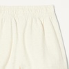 Amazon Essentials Girls and Toddlers’ Cotton Pull-On Shorts, Breathable, Stretchy with Drawstring(Oatmeal Heather/Pastel Yellow/White)
