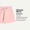 Amazon Essentials Girls and Toddlers’ Cotton Pull-On Shorts, Breathable, Stretchy with Drawstring(Pink/Tropical Fruit)