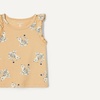 Amazon Essentials Girls and Toddlers’ Cotton Ruffle Tank Tops, Pack of 3(Cool Cats/Tiger/Tropical Fruit)