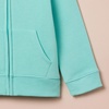 Amazon Essentials Girls and Toddlers’ Fleece Zip-Up Hooded Sweatshirt with Lined Hood and Rib Knit Detail(Aqua Blue)