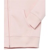Amazon Essentials Girls and Toddlers’ Fleece Zip-Up Hooded Sweatshirt with Lined Hood and Rib Knit Detail(Light Mauve)