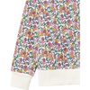 Amazon Essentials Girls and Toddlers’ Fleece Zip-Up Hooded Sweatshirt with Lined Hood and Rib Knit Detail(Multi Ditsy Floral)