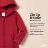 Amazon Essentials Girls and Toddlers’ Fleece Zip-Up Hooded Sweatshirt with Lined Hood and Rib Knit Detail(Multi Ditsy Floral)