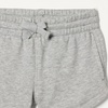 Amazon Essentials Girls and Toddlers’ French Terry Sweatshorts, Pack of 2(Black/Light Grey Heather)