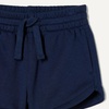 Amazon Essentials Girls and Toddlers’ French Terry Sweatshorts, Pack of 2(Oatmeal Heather/Navy)
