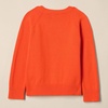 Amazon Essentials Girls and Toddlers’ Knitted Pullover Crewneck Sweater(Tomato Red  Poodle)