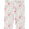 Amazon Essentials Girls and Toddlers’ Leggings – Discontinued Colors(Coral Pink Stars/Navy Meow Print/Off-white Cat)