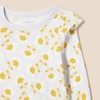 Amazon Essentials Girls and Toddlers’ Long Sleeve Ruffle T-Shirt(Light Caramel/Graphic Flower)