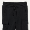 Amazon Essentials Girls and Toddlers’ Long Sleeve T-Shirt and Pull on Pants Set(Black/Cool Cats)
