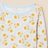 Amazon Essentials Girls and Toddlers’ Long-Sleeve Cropped Rib Top(Pale Blue Graphic Flower)
