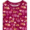 Amazon Essentials Girls and Toddlers’ Long-Sleeve Knit Thermal T-Shirts, Pack of 3(3-pack Berry Mushrooms)
