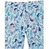 Amazon Essentials Girls and Toddlers’ Midi Bike Shorts, Pack of 5(Black/Blue Mermaids/Green/Pink/Tie Dye)