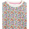 Amazon Essentials Girls and Toddlers’ Relaxed Fit Fleece Crewneck Pullover Sweatshirts, Pack of 2(2-pack Bright Pink/Multi Ditsy Floral)