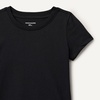 Amazon Essentials Girls and Toddlers’ Short-Sleeve T-Shirts(Black)