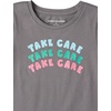 Amazon Essentials Girls and Toddlers’ Short-Sleeve T-Shirts(Multicolor/Birds/Stripe/Take Care)