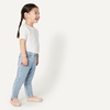 Amazon Essentials Girls and Toddlers’ Skinny Mid Rise Soft Stretch Denim Jegging(Stone Light Wash)