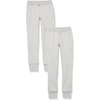 Amazon Essentials Girls and Toddlers’ Sweatpants with Elastic Waist and Drawstring, Multipacks(Light Grey Heather)