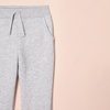 Amazon Essentials Girls and Toddlers’ Sweatpants with Elastic Waist and Drawstring, Multipacks(Light Grey Heather/Mauve Stars)