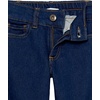 Amazon Essentials Girls and Toddlers’ Wide Leg Jeans with Elastic Waist(Dark Indigo)