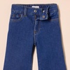 Amazon Essentials Girls and Toddlers’ Wide Leg Jeans with Elastic Waist(Medium Indigo)