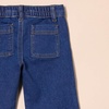 Amazon Essentials Girls and Toddlers’ Wide Leg Jeans with Elastic Waist(Medium Indigo)